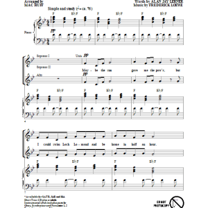 Mac Huff Almost Like Being In Love Musik Noten - SSA Choir - 54676-0