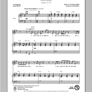 Mac Huff Electricity Musik Noten - SAB Choir - 97535-0
