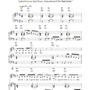 Macy Gray Do Something Musik Noten - Piano, Vocal & Guitar Chords - 14681-0