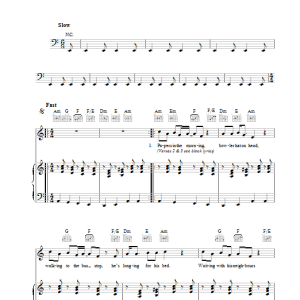 Madness Cardiac Arrest Musik Noten - Piano, Vocal & Guitar Chords - 38906-0