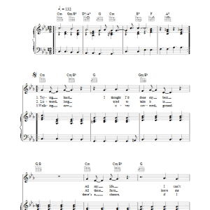 Madness Tomorrow's Just Another Day Musik Noten - Piano, Vocal & Guitar Chords - 38760-0