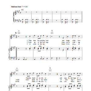 Madness Wings Of A Dove Musik Noten - Piano, Vocal & Guitar Chords - 38759-0