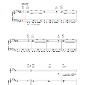 Madonna Justify My Love Musik Noten - Piano, Vocal & Guitar Chords - 37790-0