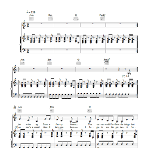 Madonna Miles Away Musik Noten - Piano, Vocal & Guitar Chords - 45704-0