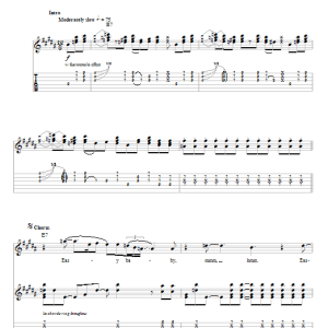 Magic Sam Easy Baby Musik Noten - Guitar Tab - 69432-0