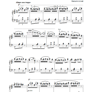 Malcolm Arnold Polka From Solitaire Musik Noten - Piano Solo - 17889-0