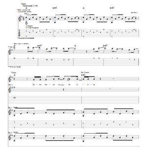 Mana Como Dueles En Los Labios Musik Noten - Guitar Tab - 20695-0
