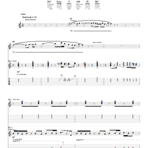 Mana Hechicera Musik Noten - Guitar Tab - 20696-0