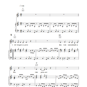 Manic Street Preachers A Design For Life Musik Noten - Piano, Vocal & Guitar Chords - 40193-0