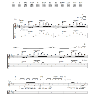 Manic Street Preachers Autumnsong Musik Noten - Guitar Tab - 38946-0