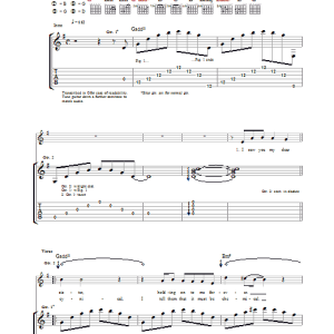 Manic Street Preachers Tsunami Musik Noten - Guitar Tab - 38208-0