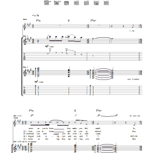 Manic Street Preachers Working Class Hero Musik Noten - Guitar Tab - 38939-0