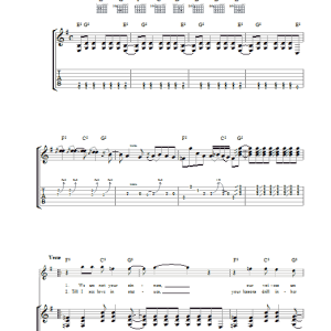 Manic Street Preachers You Love Us Musik Noten - Guitar Tab - 38204-0
