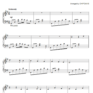 Mannheim Steamroller Away In A Manger Musik Noten - Piano Solo - 54763-0