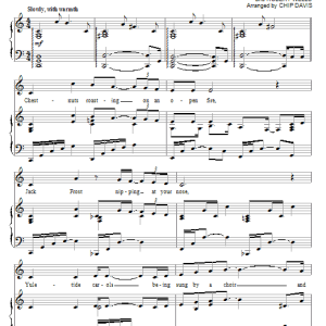 Mannheim Steamroller The Christmas Song (Chestnuts Roasting On An Open Fire) Musik Noten - Piano, Vocal & Guitar Chords - 63012-0
