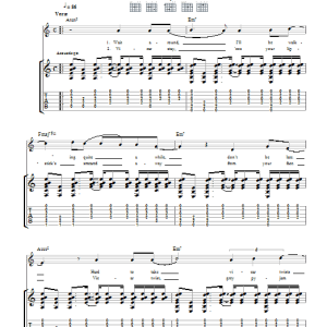 Mansun Dark Mavis Musik Noten - Guitar Tab - 39591-0