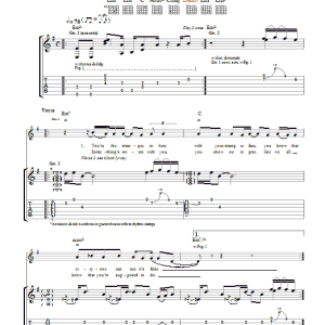 Mansun Disgusting Musik Noten - Guitar Tab - 39581-0
