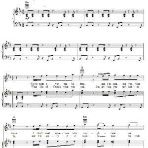 Marc Anthony Don't Tell Me It's Love Musik Noten - Piano, Vocal & Guitar Chords - 22050-0