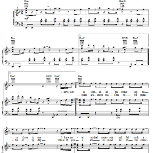 Marc Anthony I Swear Musik Noten - Piano, Vocal & Guitar Chords - 22049-0