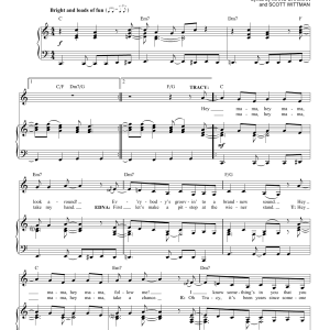 Marc Shaiman Welcome To The 60's Musik Noten - Piano & Vocal - 25316-0