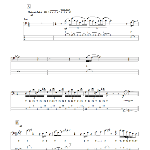Marcus Miller Bruce Lee Musik Noten - Bass Guitar Tab - 69849-0