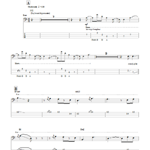 Marcus Miller Ethiopia Musik Noten - Bass Guitar Tab - 69840-0