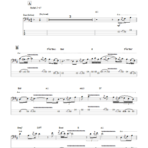 Marcus Miller Forevermore Musik Noten - Bass Guitar Tab - 69841-0