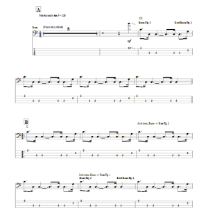 Marcus Miller Mountain Dance Musik Noten - Bass Guitar Tab - 69855-0