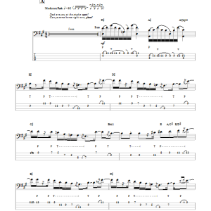 Marcus Miller Nikki's Groove Musik Noten - Bass Guitar Tab - 69851-0