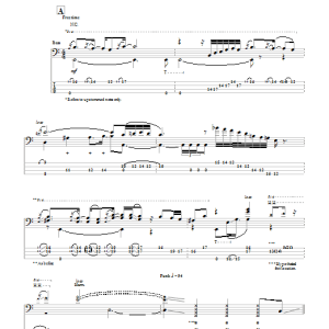 Marcus Miller Panther Musik Noten - Bass Guitar Tab - 69843-0