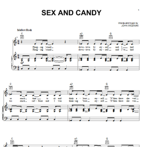 Marcy Playground Sex And Candy Musik Noten - Piano, Vocal & Guitar Chords - 91937-0