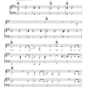 Maren Morris My Church Musik Noten - Piano, Vocal & Guitar Chords - 167169-0
