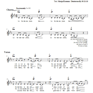 Marge Eiseman Lo Bashamayeem Hee Musik Noten - Lead Sheet / Fake Book - 66201-0