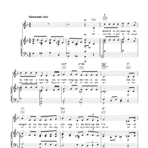 Maria Grever What A Diff'rence A Day Made Musik Noten - Piano, Vocal & Guitar Chords - 45338-0