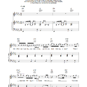 Mariah Carey featuring Westlife Against All Odds (Take A Look At Me Now) Musik Noten - Piano, Vocal & Guitar Chords - 17095-0