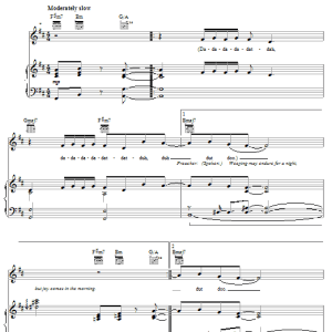 Mariah Carey Fly Like A Bird Musik Noten - Piano, Vocal & Guitar Chords - 52560-0