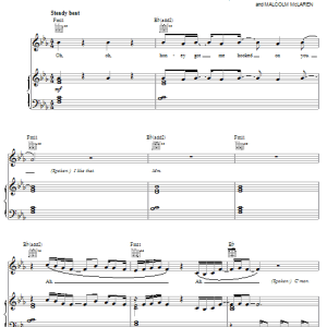 Mariah Carey Honey Musik Noten - Piano, Vocal & Guitar Chords - 16693-0