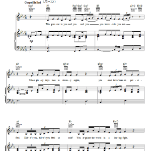 Mariah Carey I Wish You Well Musik Noten - Piano, Vocal & Guitar Chords - 67485-0