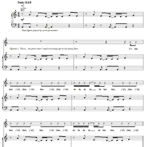 Mariah Carey It's Like That Musik Noten - Piano, Vocal & Guitar Chords - 50325-0
