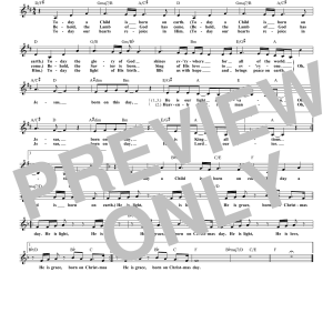 Mariah Carey Jesus Born On This Day Musik Noten - Lead Sheet / Fake Book - 173105-0