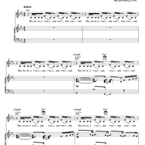 Mariah Carey Love Story Musik Noten - Piano, Vocal & Guitar Chords - 67480-0