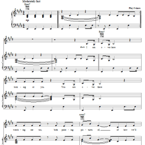 Mariah Carey Say Somethin' Musik Noten - Piano, Vocal & Guitar Chords - 52555-0