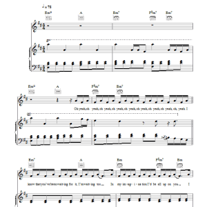 Mariah Carey Touch My Body Musik Noten - Piano, Vocal & Guitar Chords - 41863-0