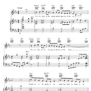 Marian Montgomery Let's Go And Live In The Country Musik Noten - Piano, Vocal & Guitar Chords - 121245-0