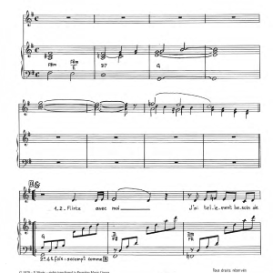 Marie Laforet Flirte Avec Moi Musik Noten - Piano & Vocal - 119694-0