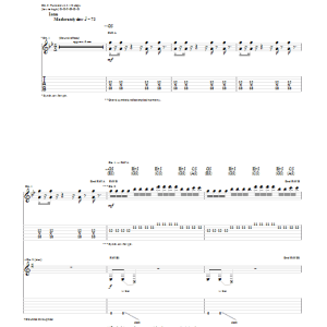 Marilyn Manson Tainted Love Musik Noten - Guitar Tab - 74376-0