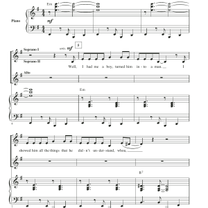 Mark Brymer Ex's & Oh's Musik Noten - SSA Choir - 170432-0