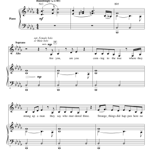 Mark Brymer The Hanging Tree Musik Noten - SATB Choir - 159718-0
