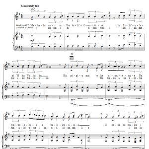 Mark Keali'i Ho'omalu He Mele No Lilo (from Lilo & Stitch) Musik Noten - Piano, Vocal & Guitar Chords - 20454-0