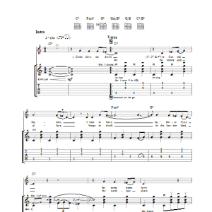 Mark Knopfler Fare Thee Well Northumberland Musik Noten - Guitar Tab - 25006-0